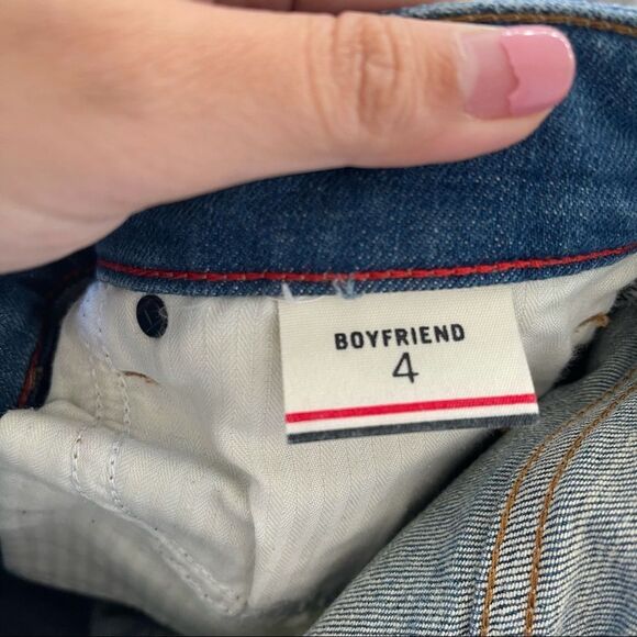 Tommy Hilfiger patchwork boyfriend‎ jeans size 4 - Picture 6 of 7